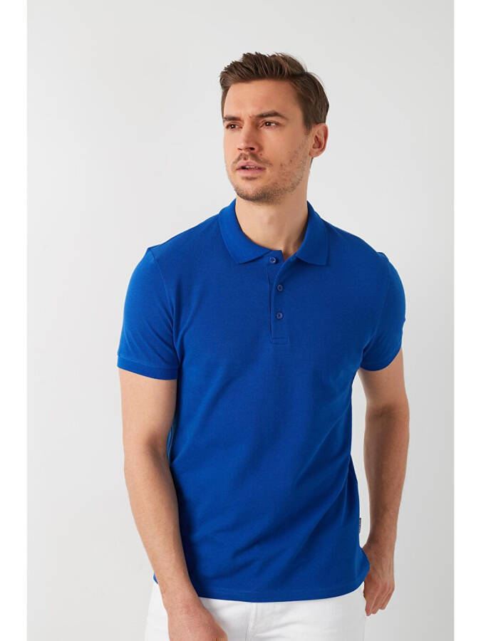 100% Cotton Buttoned Regular Fit Polo T Shirt 5902127 - 14