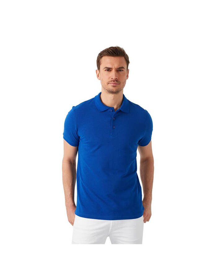 100% Cotton Buttoned Regular Fit Polo T Shirt 5902127 - 16