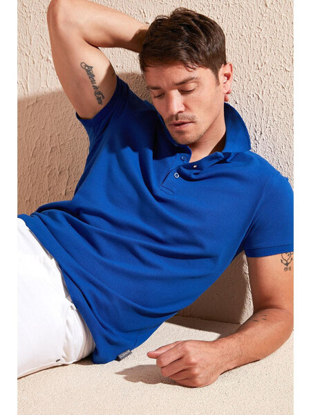 100% Cotton Buttoned Regular Fit Polo T Shirt 5902127 - 3