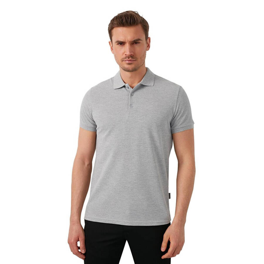 100% Cotton Buttoned Regular Fit Polo T Shirt 5902127 - 16