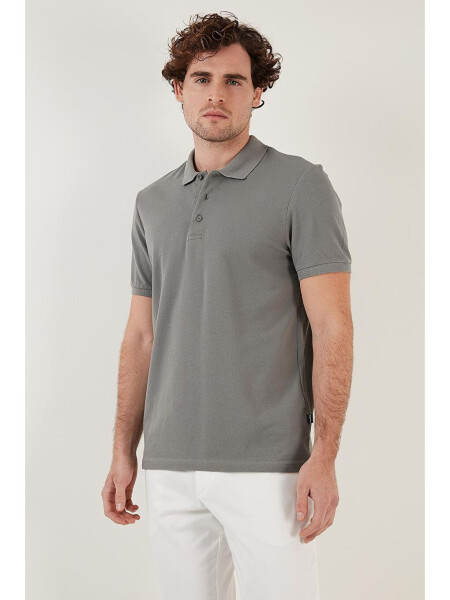 100% Cotton Buttoned Regular Fit Polo T Shirt 5902127 - 12