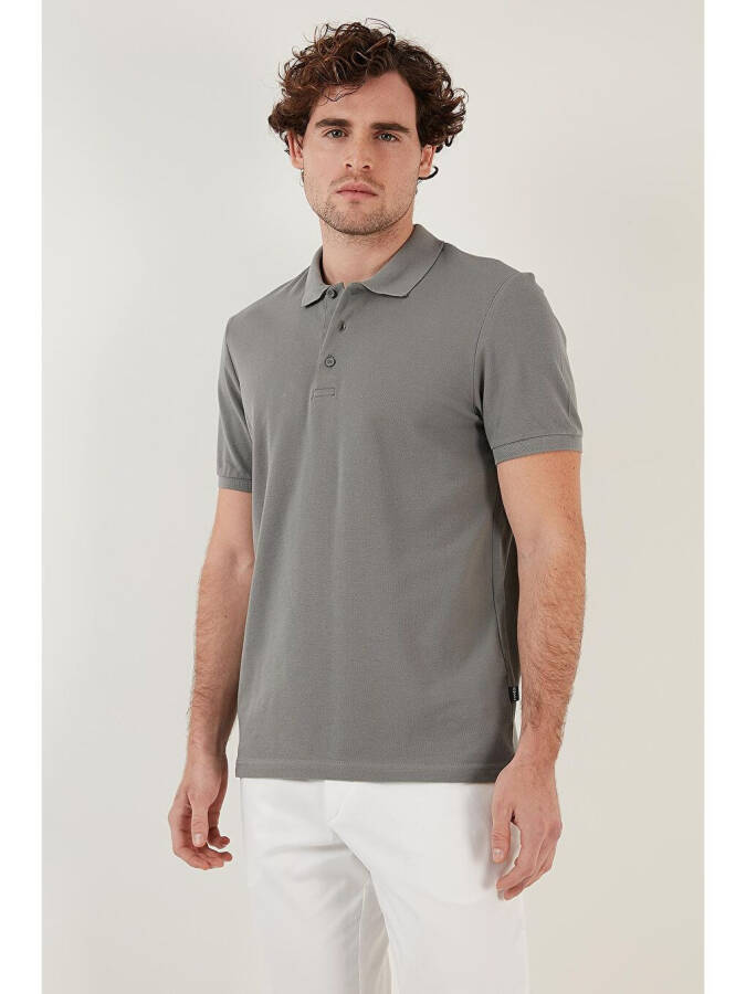 100% Cotton Buttoned Regular Fit Polo T Shirt 5902127 - 12