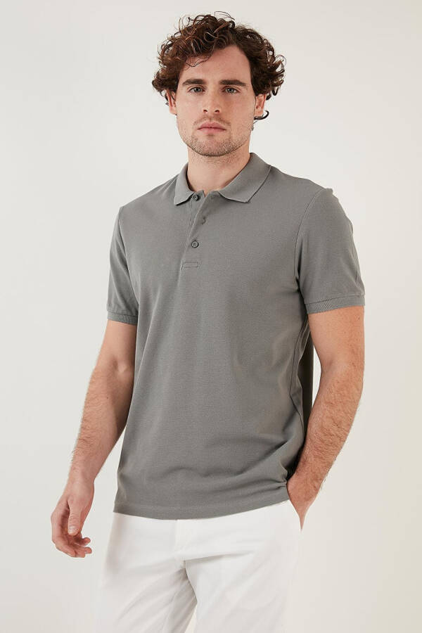 100% Cotton Buttoned Regular Fit Polo T Shirt 5902127 - 20