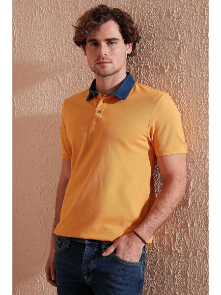 100% Cotton Buttoned Regular Fit Polo T Shirt 5902134 - 1