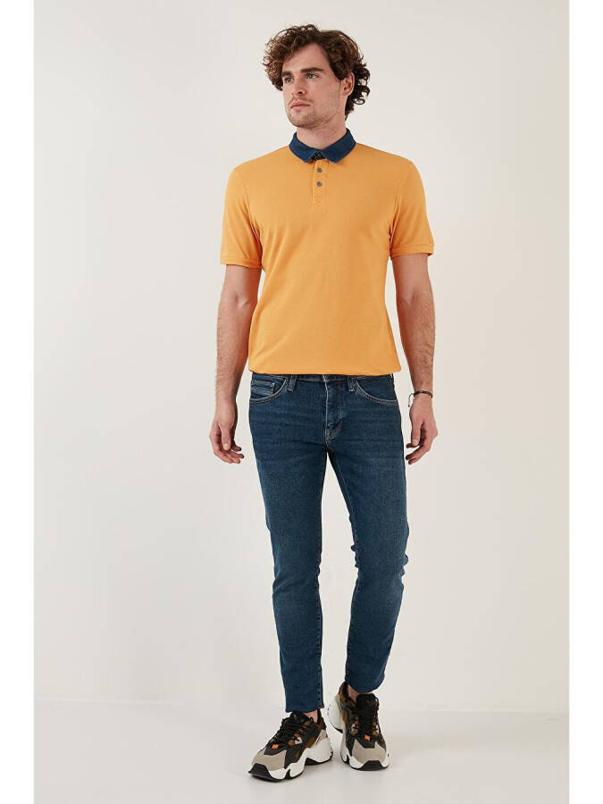 100% Cotton Buttoned Regular Fit Polo T Shirt 5902134 - 4