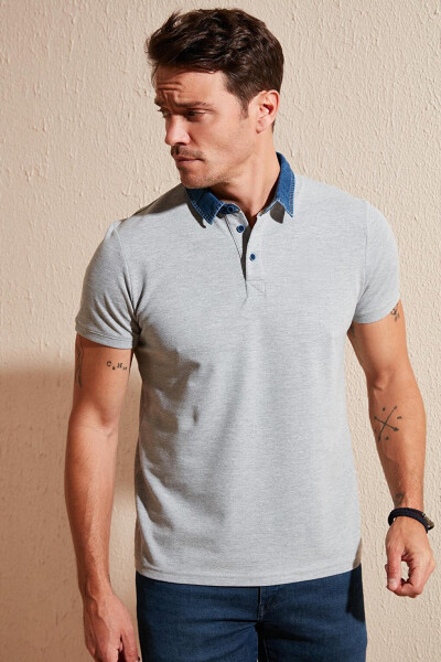 100% Cotton Buttoned Regular Fit Polo T Shirt 5902134 - 7