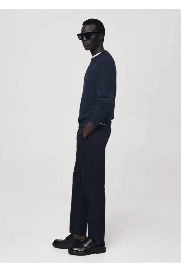 100% Cotton Checkered Pants - 1