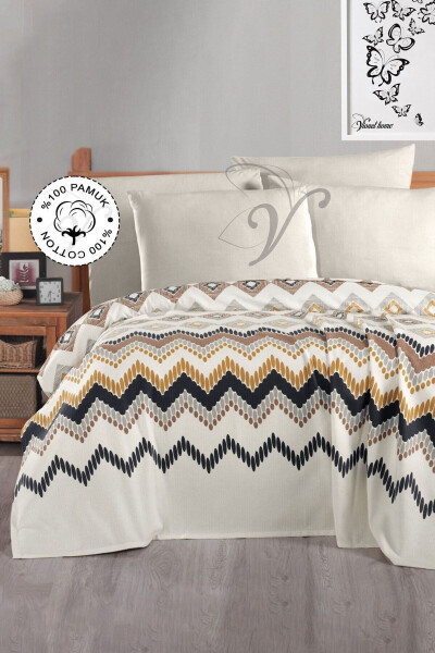 100% Cotton Double Bedspread Printed Quilt - Coza (8 DIFFERENT DESIGNS) - 1