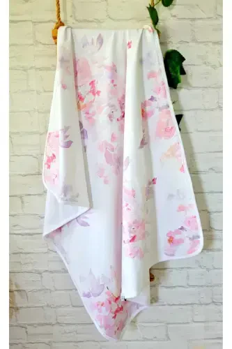 100% Cotton Double Layer Cotton Baby Blanket for Girls and Boys Newborn/Baby 75x90cm / Marbled - PAMUK HANIM (1)