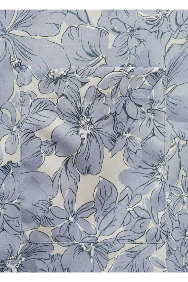 100% Cotton Floral Pattern T-shirt - 5