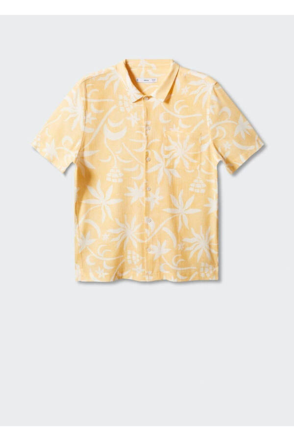 100% Cotton Hawaiian Patterned Shirt - 3