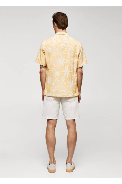 100% Cotton Hawaiian Patterned Shirt - 4