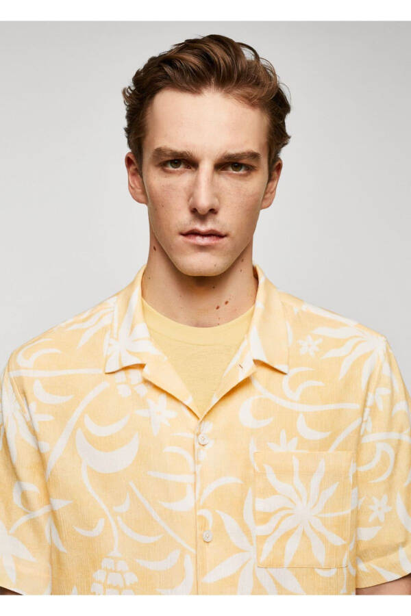 100% Cotton Hawaiian Patterned Shirt - 12