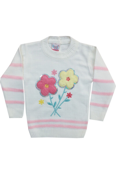 100% cotton knit sweater for girls 