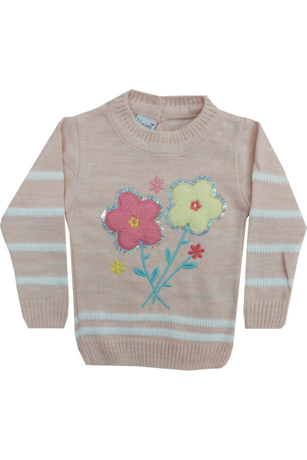 100% cotton knitted sweater for girls. - 1