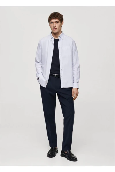 100% cotton kodak striped shirt - 2