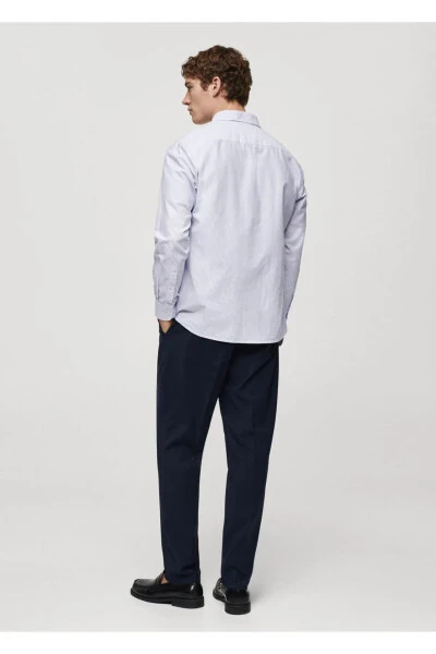 100% cotton kodak striped shirt - 4