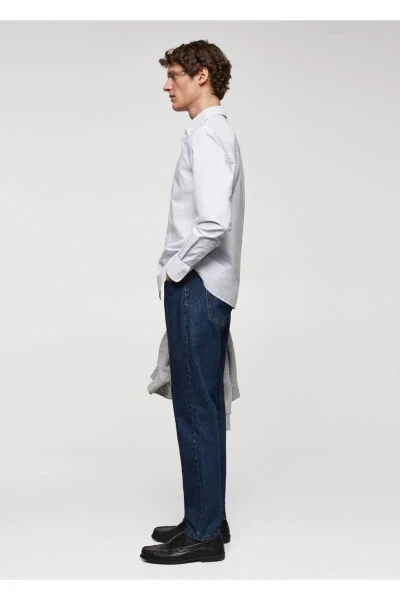 100% cotton kodak striped shirt - 5