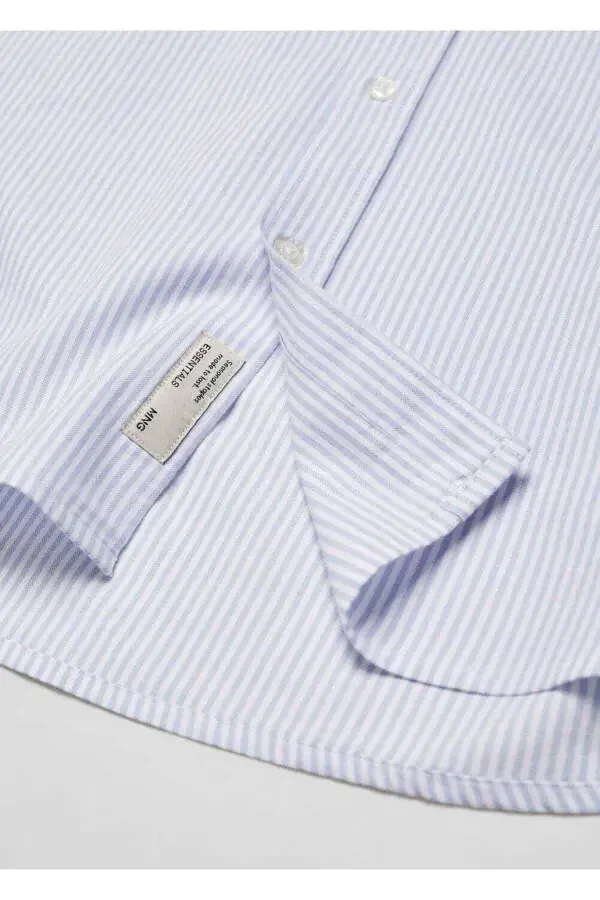 100% cotton kodak striped shirt - 8