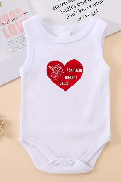 100% Cotton Love Printed Soft Texture Printed Onesie & Bodysuit - BEBETOSPIK (1)