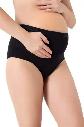 100% Cotton Maternity Panties 3 Pack - Assorted Colors - BÜYÜKBEDENIZ (1)