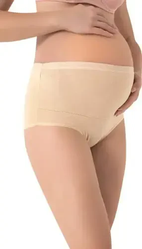 100% Cotton Maternity Panties Skin Tone 3 Pack - 3