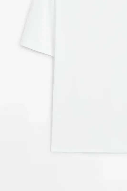 %100 cotton medium thickness t-shirt - White - 3