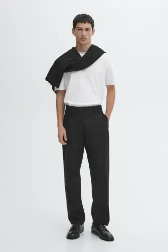 %100 cotton medium thickness t-shirt - White - 5