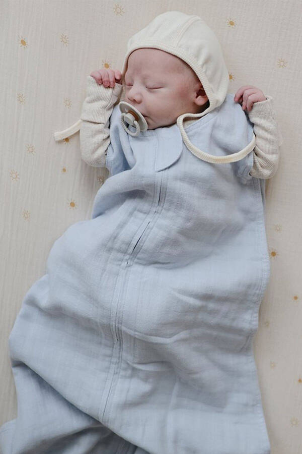 100% Cotton Newborn Baby Summer Swaddle Sleeping Bag - 4