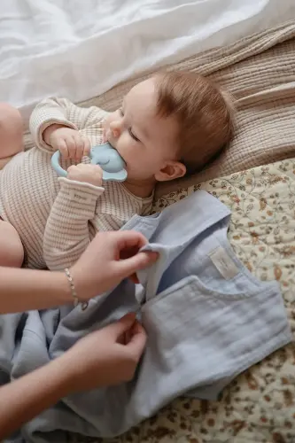 100% Cotton Newborn Baby Summer Swaddle Sleeping Bag - 6