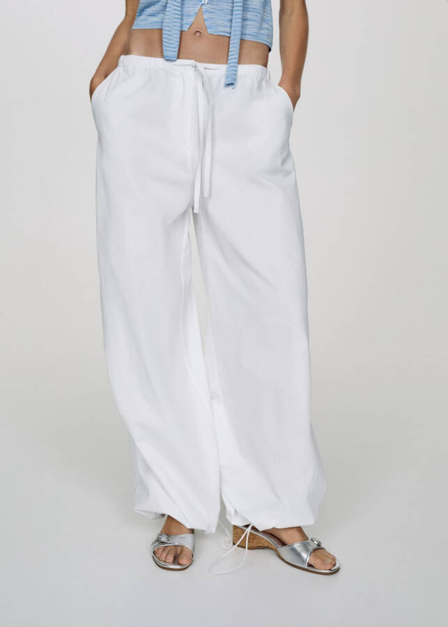 100% Cotton Parachute Pants - 6