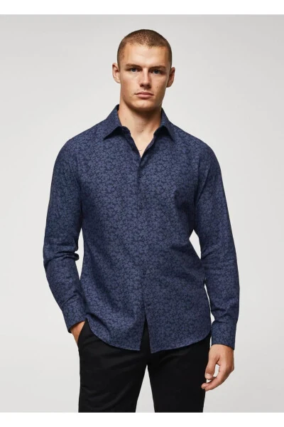 100% Cotton Patterned T-shirt - 1