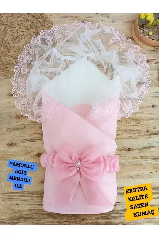 100% Cotton Pink Swaddle - Seasonal Baby Girl Blanket & Hospital Outfit-PINK - TOMUYCUK