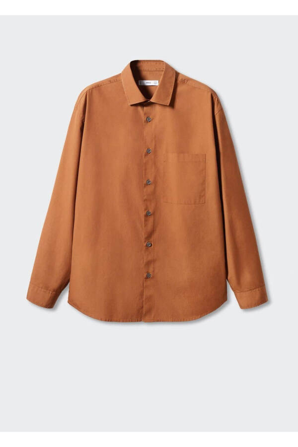 100% cotton pocket shirt - 3