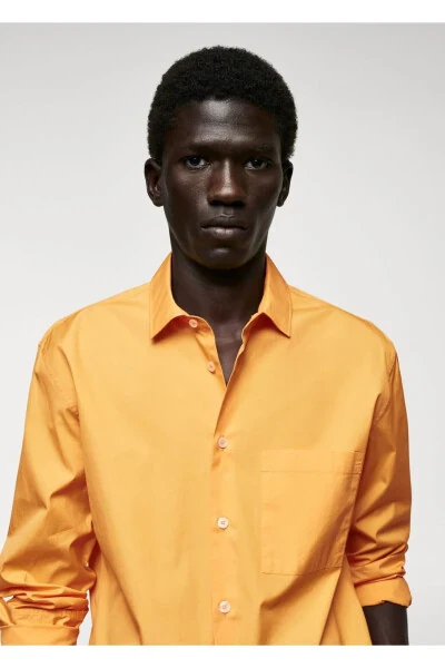 100% cotton pocket shirt - 5