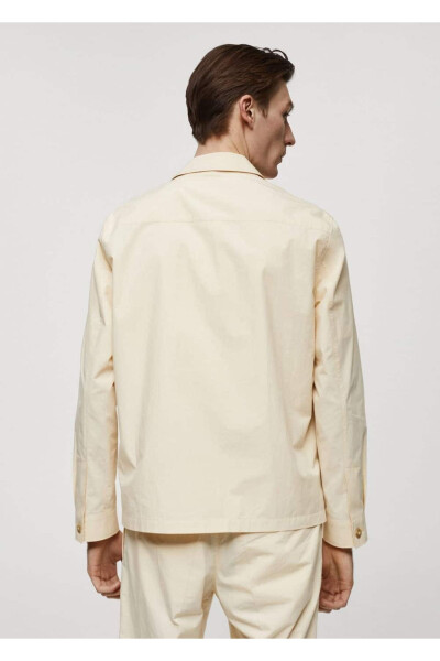 100% Cotton Pocket Shirt Jacket - 4