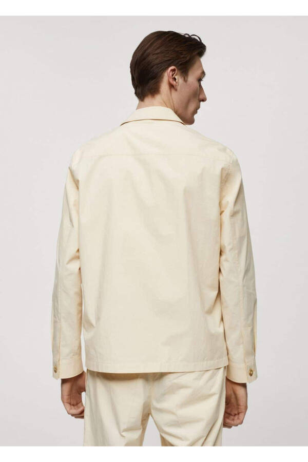 100% Cotton Pocket Shirt Jacket - 4