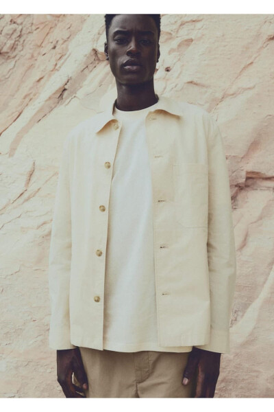 100% Cotton Pocket Shirt Jacket - 5