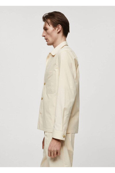 100% Cotton Pocket Shirt Jacket - 7