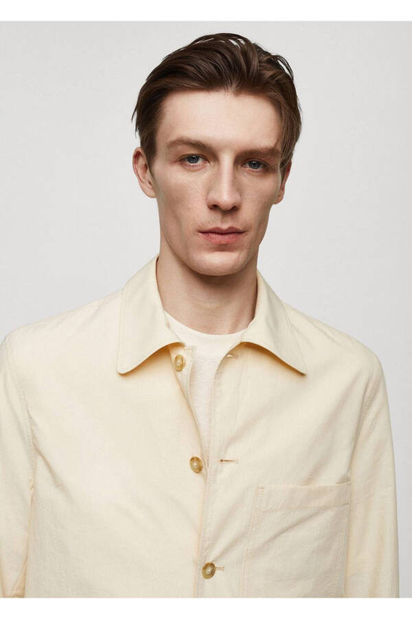 100% Cotton Pocket Shirt Jacket - 8
