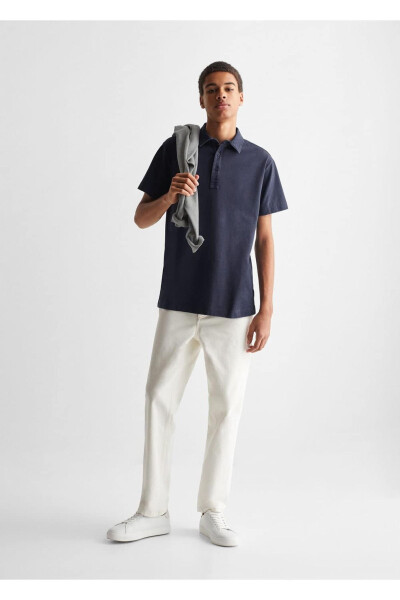 100% Cotton Polo Shirt - MANGO TEEN (1)