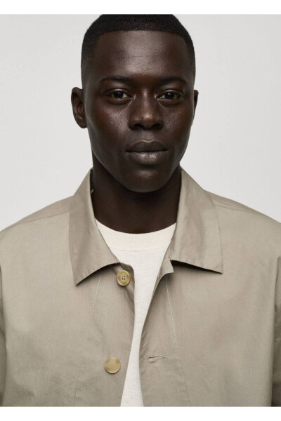 100% Cotton Poplin Shirt Jacket - 7