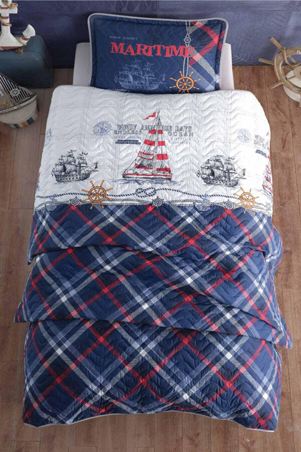 100% Cotton Single Bedspread Set - 9