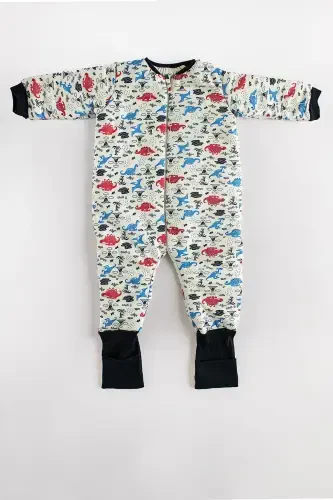 100% Cotton Sleeping Bag Baby and Toddler Sleeping Bag - 1.5 Tog, Zippered, Long Rib-white - 4