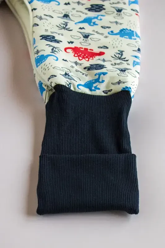 100% Cotton Sleeping Bag Baby and Toddler Sleeping Bag - 1.5 Tog, Zippered, Long Rib-white - 7