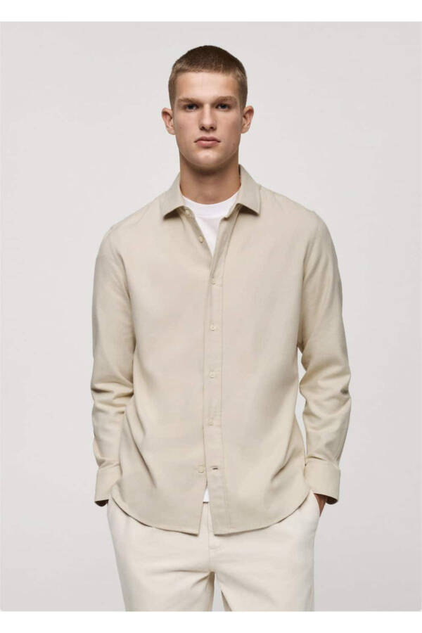 100% Cotton Slim Fit Shirt - 1