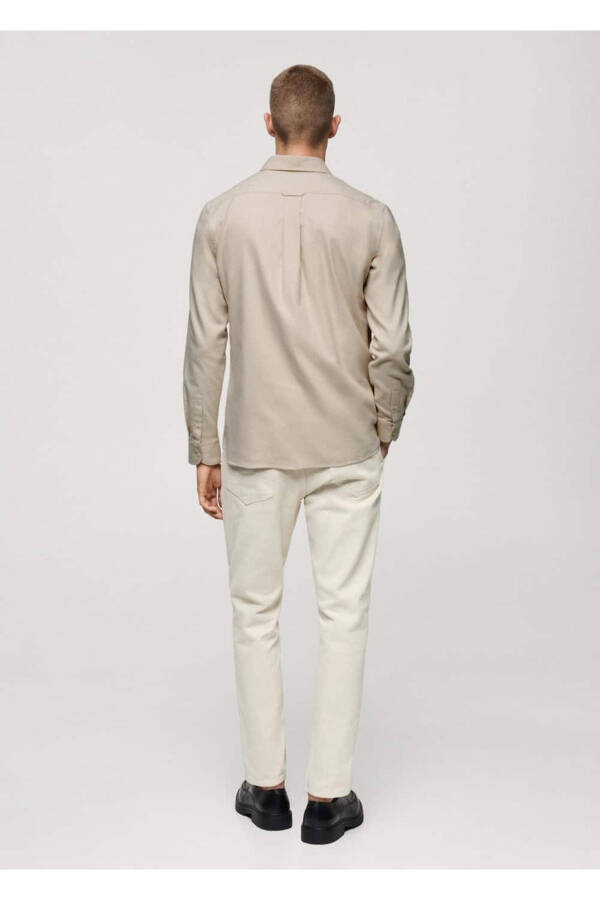 100% Cotton Slim Fit Shirt - 4