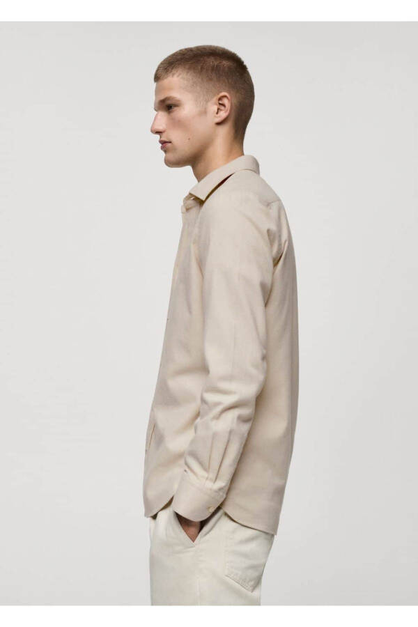 100% Cotton Slim Fit Shirt - 5