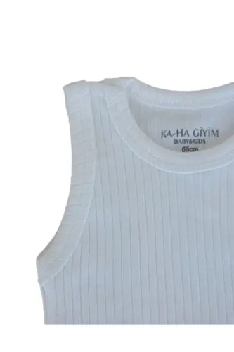 %100 Cotton Snap Baby Bodysuit / Cotton Baby Tank Top / Baby Snap / Organic Baby Tank Top - 5