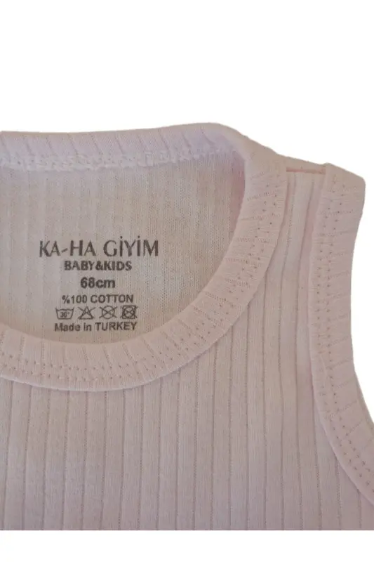 100% Cotton Snap Baby Bodysuit / Cotton Baby Undershirt / Baby Snap / Organic-Pink - 2